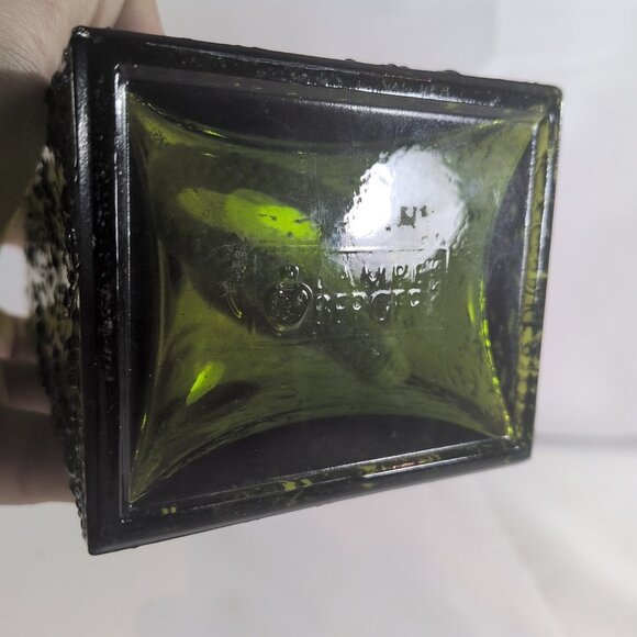 Lampe Berger Fragrance Oil Lamp Ottoman Emerald Green Gold Embossed DISCONTINUED - Picture 9 of 11